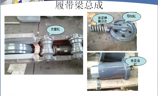 扒渣机配件履带梁总成